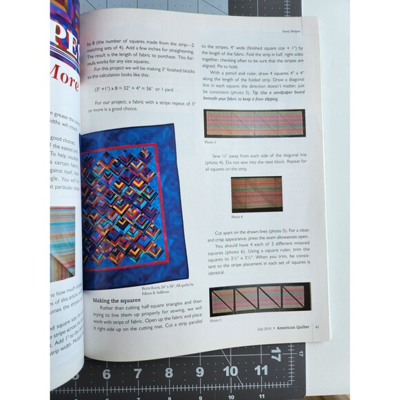 AMERICAN QUILTER MAGAZINE JULY 2010 77 AWARD WINNING QUILTS B47 - Picture 2 of 7
